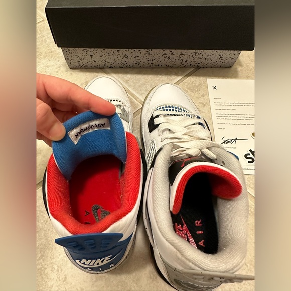 JORDAN 4 Retro What The (GS) - Picture 6 of 16